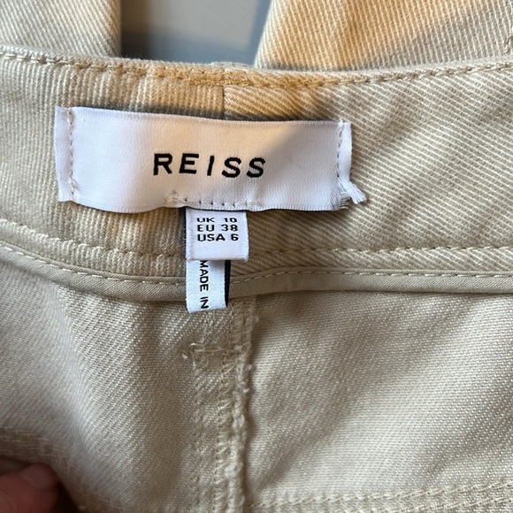 Reiss Stylish Cream Pants 6 - Picture 7 of 8